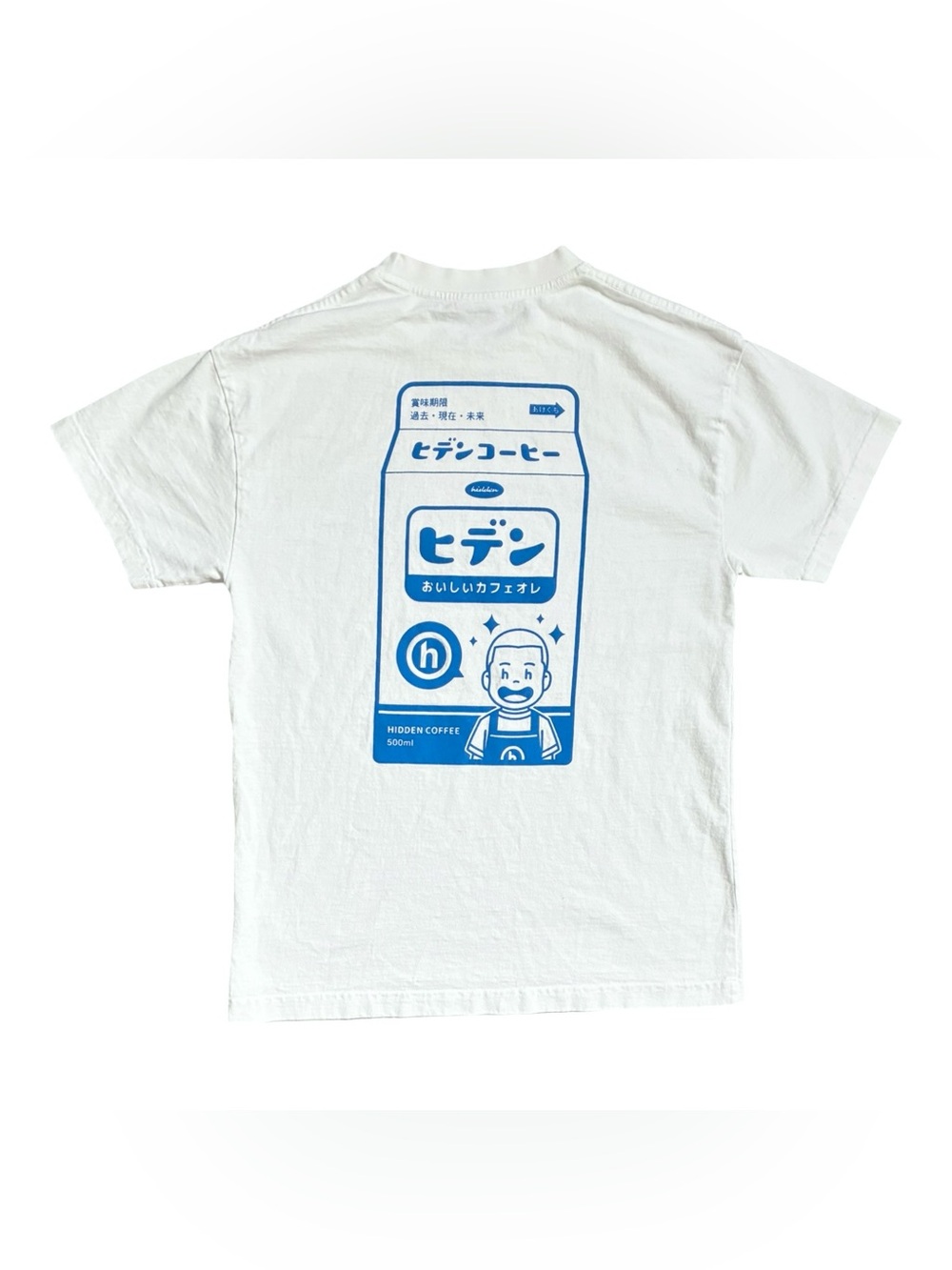 Hidden NY Coffee Cafe Graphic Tee Shirt White